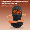 2THESTARS Balaclava Ski Mask for Men Winter Windproof Thermal Shiesty Mask Hood Neck Warmer Women Cycling Cold Weather - Pink view 2