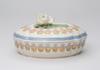 Cosmos Gifts Fine Porcelain Magnolia Flowers Oval Decorative Jewelry Box, 6-3/4" L view 1