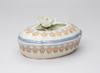 Cosmos Gifts Fine Porcelain Magnolia Flowers Oval Decorative Jewelry Box, 6-3/4" L view 4