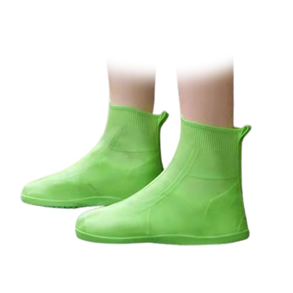 Affection Anti Slip Waterproof Shoe Covers, Silicone Shoe Covers Waterproof, Waterproof Shoe Covers Men Women (1,M)