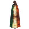SamLng Irish Flag Hooded Cloak - A versatile Role Play Costume Cape Robe - Perfect for Halloween, Easter, Carnival, Christmas view 4