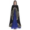 SamLng Magical Design Norse Runes Compass Hooded Cloak  Perfect for Adult Role Play Costume, Halloween Cape Robe, and Stage Costumes view 2