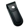 1PC Knife Sheath, Leather Knife Case with Snap Closure and Belt Loop for Outdoor Climbing, Camping(Black,Small) view 1