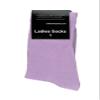 Concitor Women's Dress Socks Solid LAVENDER PURPLE Color COTTON Mid Cut Lenght Sock 1 Pair view 1