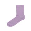 Concitor Women's Dress Socks Solid LAVENDER PURPLE Color COTTON Mid Cut Lenght Sock 1 Pair view 2