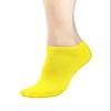 Concitor Women's Dress Socks Solid YELLOW Color COTTON Blend No Show Low Cut Sock 6 Pairs view 3