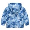 Toddler Boys Raincoat Waterproof Lightweight Kids Rain Poncho Jacket Windbreaker Outwear (Light Blue, 18-24 Months) view 3