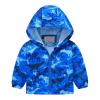 Toddler Boys Raincoat Waterproof Lightweight Kids Rain Poncho Jacket Windbreaker Outwear Coat for (Blue, 18-24 Months) view 1