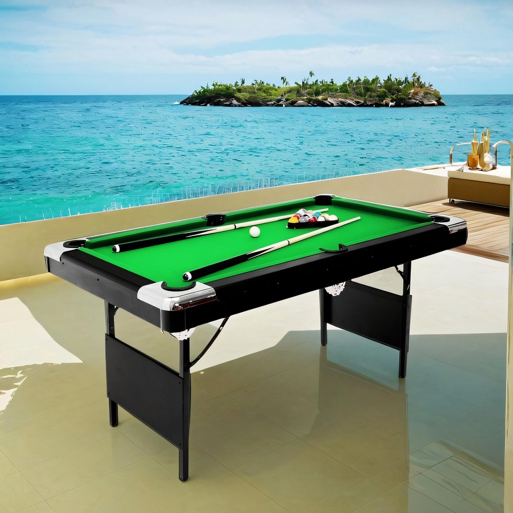 6.3FT Billiard Table, Game Table,Billiards, Pool Table, Children's Billiard Table, Children's Pool Table, Family Game Table, Table Pool, Indoor Game, Home Used Pool Table, Ball Game, Family Game