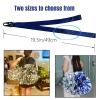 TEYOUYI Pom Pom Holder for Cheerleaders Backpack Straps for Pom Poms-The Perfect Accessory for Cheerleaders No pom poms Included No pom poms Included Blue 2pcs view 2