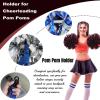 TEYOUYI Pom Pom Holder for Cheerleaders Backpack Straps for Pom Poms-The Perfect Accessory for Cheerleaders No pom poms Included No pom poms Included Blue 2pcs view 4