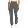 Joggers for Women Casual Baggy Fleece Sweatpants High Waisted Jogger Pants with Pockets Drawstring Cinch Bottom Sweatpant Plus Size Cotton Joggers Running Workout Pants Baggy Sweatpants for Women view 2