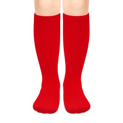 Toddler Baseball Socks Red Youth Boys Soccer Football Socks Kids 4-6