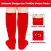 Toddler Baseball Socks Red Youth Boys Soccer Football Socks Kids 4-6 view 2