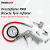 Prestaflator PRO Bicycle Tire Inflation Tool Presta & Schrader Air Compressor with Auto-Lock Head, Gauge Up to 174 PSI, Variable Trigger, Reinforced Hose, Shop-Grade, Rebuildable view 2
