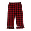 Kids Tales Child Cotton Pajama Sets Christmas Button Down Long Sleeve Shirt + Long Pants Boys Girls Plaid Loungewear 2PCS view 3