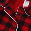 Kids Tales Child Cotton Pajama Sets Christmas Button Down Long Sleeve Shirt + Long Pants Boys Girls Plaid Loungewear 2PCS view 4