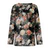 Going Out Outfits for Women Long New Years Novelty Shirt Women's Long Sleeve Park Cosy Slim Fits Tops for Black XXL view 4