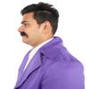 BC GOODS BY Men's Black Horseshoe Mustache Cosplay Style Facial Hair Accessory view 4