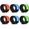 LOBKIN 6 Pack Safety Bracelets, LED Slap Armband Kids Walking at Night Safe LED Light Wrist Light Reflective Belt, Magic Band Running Lights for Runners view 1
