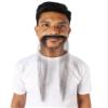 BC GOODS BY Men's Novelty Facial Hair Black Chinese Supervillain Mustache with Fake Human Hair view 1