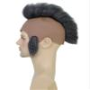 BC GOODS BY Mens Guy Mohawk Wig  Edgy, and Comfortable Design  Adult Flame-Retardant Synthetic Fiber Wig for Halloween Cosplay, and Themed Parties - Black & White Mixed view 3