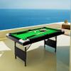 6.3FT Billiard Pool Table for Kids and Family, Green,6.3FT Billiard Table, 6.3FT Game Table,Billiards, Pool Table, Children's Billiard Table, Children's Pool Table,Family Game Table, Table Pool view 1