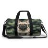 Gym Bags Small Long Ears French Bulldog Duffel Bag Overnight Bag with Shoe Compartment Carryon Bag for Men Women view 1