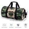 Gym Bags Small Long Ears French Bulldog Duffel Bag Overnight Bag with Shoe Compartment Carryon Bag for Men Women view 2