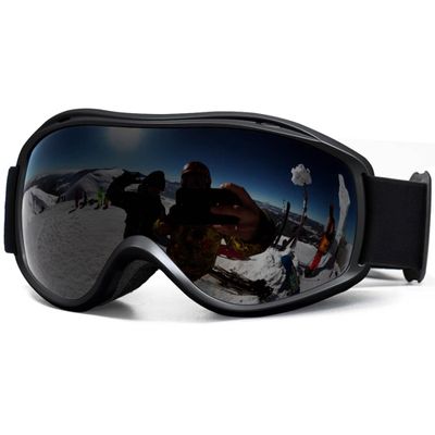 AVV Ski Goggles UV Protection, Anti-Fog Snowboard Snow Goggles OTG for Men Women Adults & Youths