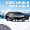 AVV Ski Goggles UV Protection, Anti-Fog Snowboard Snow Goggles OTG for Men Women Adults & Youths view 3