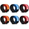 LOBKIN 6 Pack Safety Bracelets, LED Slap Armband Kids Walking at Night Safe LED Light Wrist Light Reflective Belt, Magic Band Running Lights for Runners
