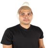 BC GOODS BY Mens Guy Mohawk Wig  Edgy, and Comfortable Design  Adult Flame-Retardant Synthetic Fiber Wig for Halloween Cosplay, and Themed Parties - White view 3