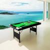 6.3FT Billiard Table, Green Felt Top, Black Frame, Family Game Set with Cues and Balls, Indoor Game, Home Used Pool Table, Ball Game, Family Game,Children's Pool Table, Family Game Table view 1