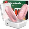3-in-1 Electric Hand Warmers Rechargeable 2 Pack,14000mAh Portable Dual-Sided Handwarmer with Charging Case, 3 Levels Fast Heating Pocket Warmers,Gifts for Men,Women,Raynauds,Hunting Gear(Pink) view 1