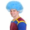 BC GOODS BY Adult Unisex Argentina Jumbo Sport Fun Wigs | Afro Patriotic Wig with Breathable Capless Cap for Men and Women| Synthetic Fiber Wig Perfect for Sport's and Halloween Cosplay view 2