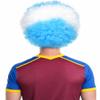BC GOODS BY Adult Unisex Argentina Jumbo Sport Fun Wigs | Afro Patriotic Wig with Breathable Capless Cap for Men and Women| Synthetic Fiber Wig Perfect for Sport's and Halloween Cosplay view 4