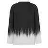 Blusas De Verano para Mujer 2024 Flowly Spring Casual T Shirt Women Long Sleeve Working Print Patchwork Top Black XL view 4