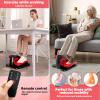 ANCHEER Under Desk Elliptical, Ellipse Leg Exerciser for Seniors Fully Assembled , Electric Seated Pedal Exerciser with Remote Control & 12 Adjustable Speed/Resistance view 3