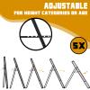 Adjustable Volleybal Net 7x4 Ft,Volleyball Training Equipment for Lacrosse, Baseball, Soccer,Tennis,Backyard Volleyball Rebounder Hitting Serving Passing Spike Practice view 2