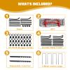 Adjustable Volleybal Net 7x4 Ft,Volleyball Training Equipment for Lacrosse, Baseball, Soccer,Tennis,Backyard Volleyball Rebounder Hitting Serving Passing Spike Practice view 3