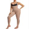 SHAPERX Hourglass Leggings 360 Compression 2 Sizes Look Full Body Shaper Breathable No Roll Down,SZ5802-Sienna-L/XL view 1