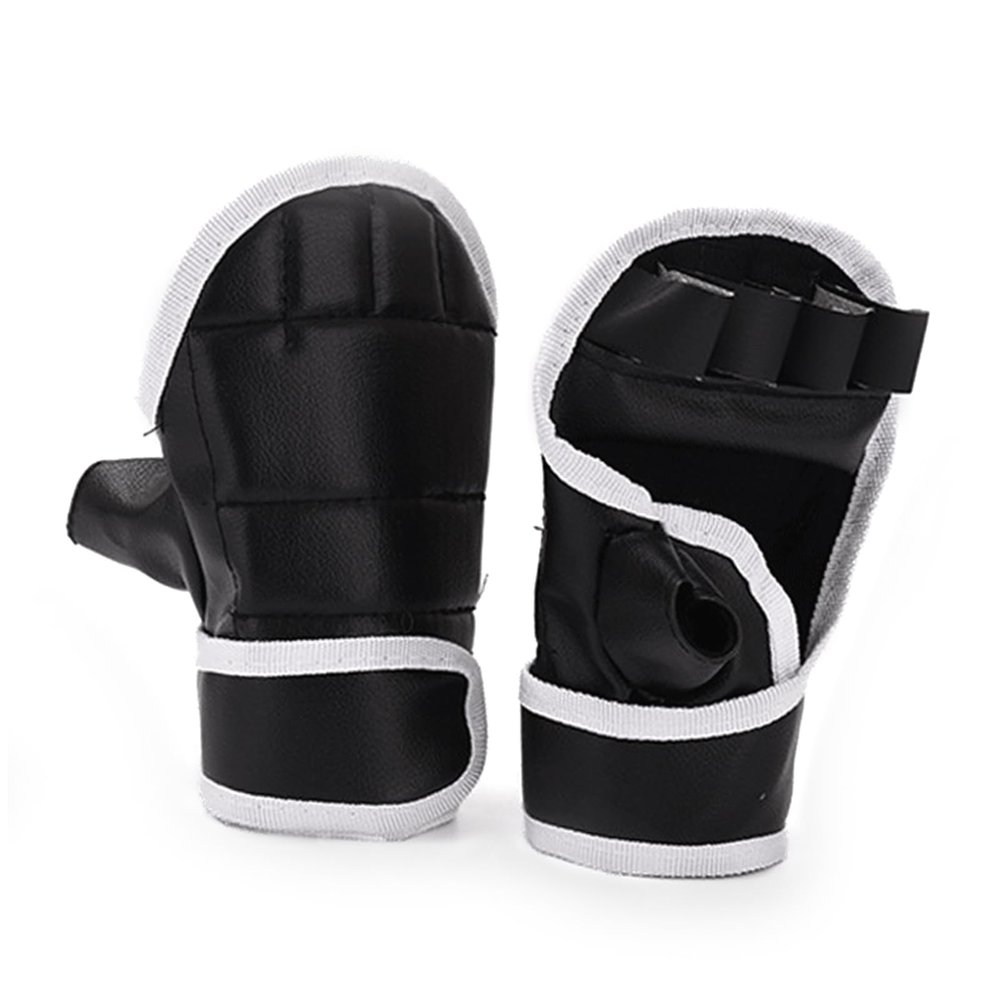 Haoyull Kickboxing Sparring Gloves Gloves Boxing Gloves for Women Man Kids Half Finger Gloves Fighting Gloves