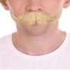BC GOODS BY Blonde Cosplay Handlebar Mustache for Men Complete Facial Hair Set, Flame-Retardant Synthetic Fiber view 1