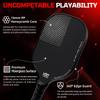 BAGAIL Pickleball Paddles, USAPA Approved Fiberglass Surface Pickleball Set, Lightweight Pickle Ball Rackets with 4 Balls, 1 Bag, Designed in California for Traction and Stability - 2 Pack, Black view 3