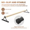 TONGMO Gymnastics Pirouette Bar for Handstands Training, 2 PCS Wood Pirouette Bar Handstand Floor Bars for Gymnast Training view 3