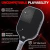 BAGAIL Pickleball Paddles, USAPA Approved Fiberglass Surface Pickleball Set, Lightweight Pickle Ball Rackets with 4 Balls, 1 Bag, Designed in California for Traction and Stability - 4 Pack, Gray view 3