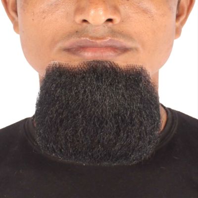 BC GOODS BY Black Synthetic Beard for Men Perfect for Cosplay and Facial Hair