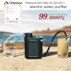 Greeshow Cartridge Kit, Pre-Filter Element and Internal Filter, Water Replacement for GS-2811, Easy to Replace, Black view 2