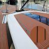 35.4"X94.5" EVA Foam Marine Boat Yacht Faux Teak Flooring Mat Decking Sheet Pad, Non-Slip and Self-Adhesive Flooring for Motorboat Fishing Boat RV Floor Kayak Swimming Pool (Brown with Black Stripes) view 4